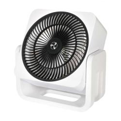 Ventilador de Mesa Pequeño Portátil y Silencioso 20W 3 Velocidades Blanco