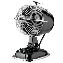 Ventilador de Mesa Pequeño Portátil y Silencioso 24W Retro Negro