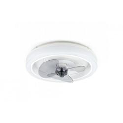 Ventilador de Techo Silencioso sin Aspas con Luz LED y Mando a Distancia 18,5W Noaton Dorado