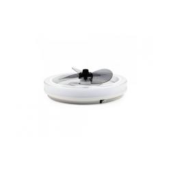 Ventilador de Techo Silencioso sin Aspas con Luz LED y Mando a Distancia 18,5W Noaton Dorado