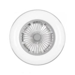 Ventilador de Techo sin Aspas Silencioso con Luz LED y Mando a Distancia 26W Vega Gris