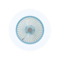 Ventilador de Techo sin Aspas Silencioso con Luz LED y Mando a Distancia 26W Callisto Azul
