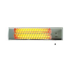 Estufa Eléctrica Halógena 1500W 3 Niveles Plata