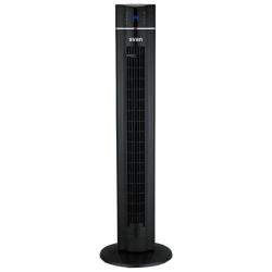 Ventilador de Torre Silencioso con Aire Frío Negro 60W Svan