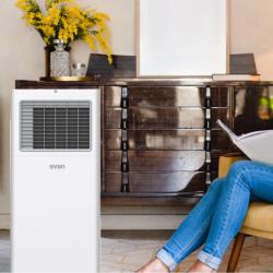 Aire Acondicionado Portátil 9000 BTU 2600W frío R290 Svan