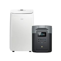 Kit Aire Acondicionado Portátil con Estación de Energía 2400W