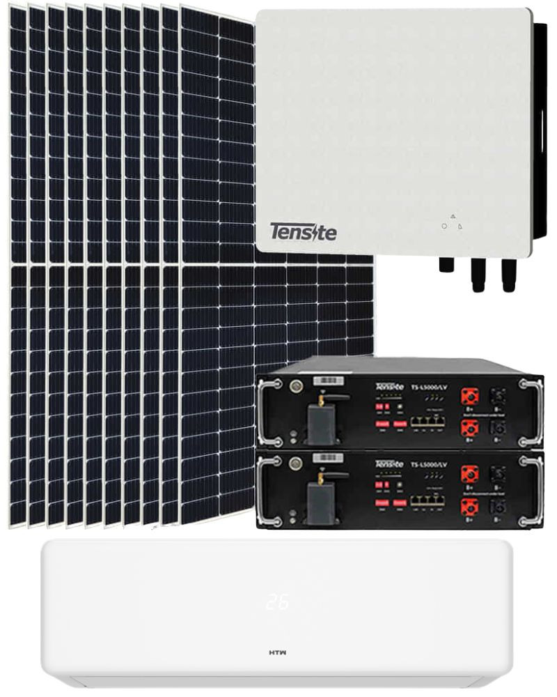 Kit Aire Acondicionado con Placas Solares 2500W / 2600W