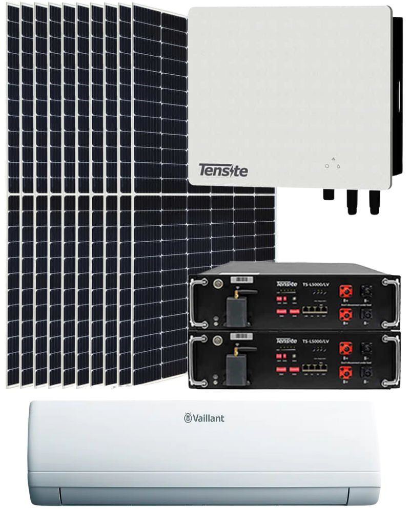 Kit Aire Acondicionado con Placas Solares 2500W / 2800W para casa