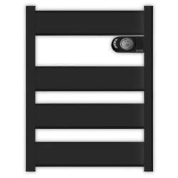 Radiador Toallero Eléctrico de Pared 500W Negro HJM Lysa