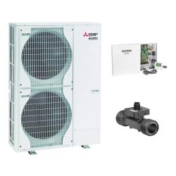 Bomba de Calor Aerotermia 14kW Monobloc R32 Mitsubishi PUZ-HWM140VHA con Solución Abierta
