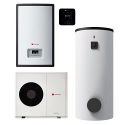 Bomba de Calor Aerotermia 14kW R290 Saunier Duval Genia Air Max 12 Cableado con Módulo Hidráulico y ACS 200L