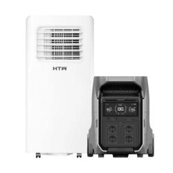 Kit Aire Acondicionado Portátil 2600W HTW con Estación de Energía 8000W EcoFlow