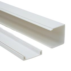 Canaleta Adhesiva para Cables Blanca 40x40 1.45m
