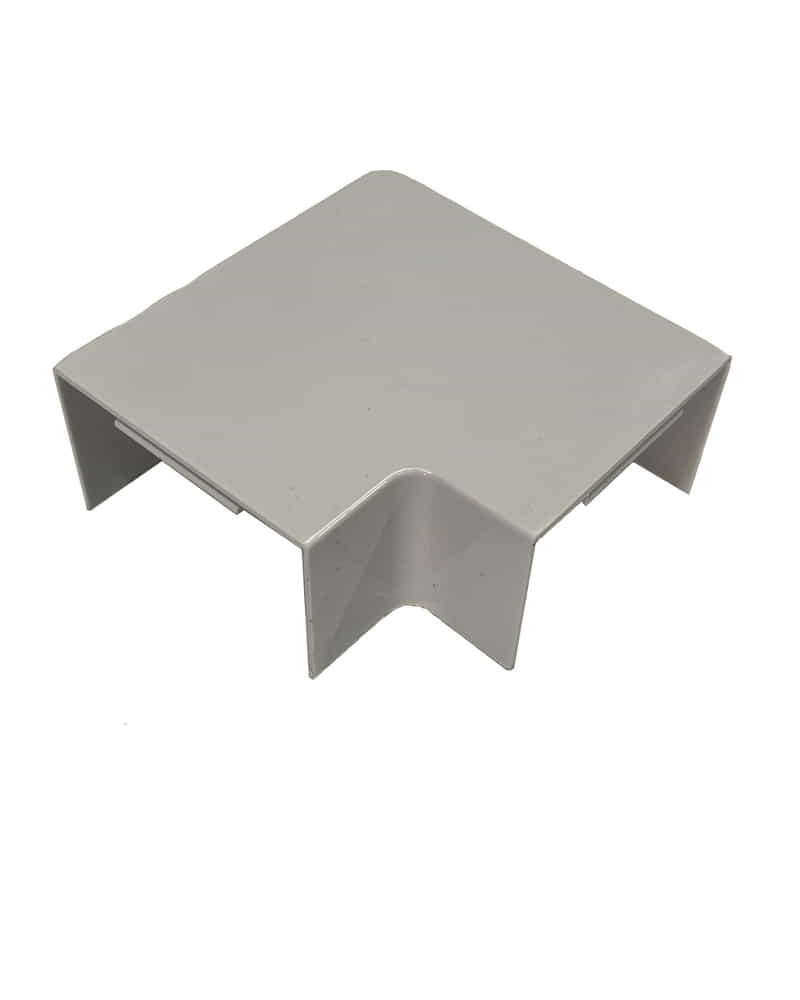 Canaleta para Cables Grande Blanca de Ángulo Plano 80x50
