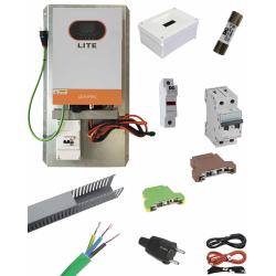 Inversor Cargador Suntaic Lite 5500W 48V Litio Pylontech Fidus premontado con protecciones