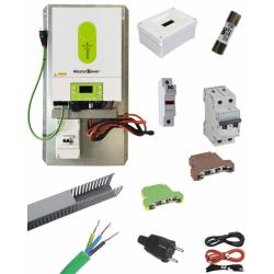 Inversor Cargador Omega 4000W 24V Premontado con protecciones