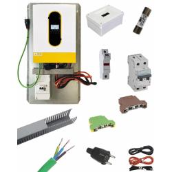 Inversor Cargador SMK 6200W 48V Litio DC premontado con protecciones