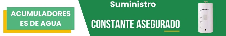 Acumuladores de Agua: suministro constante asegurado