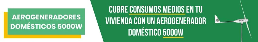 Generadores Domésticos 5000W. Consumos medios