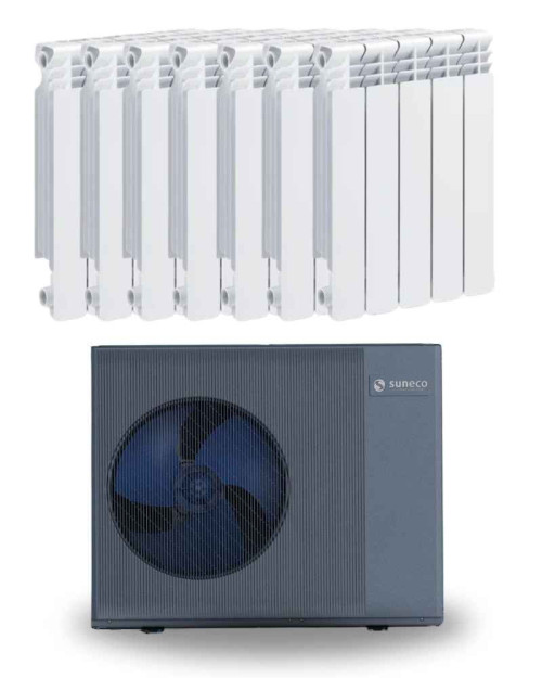 Kit Aerotermia Alta Temperatura para Radiadores 10kW Suneco