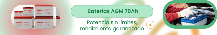 Batería AGM 70Ah: potencia sin límites, rendimiento garantizado