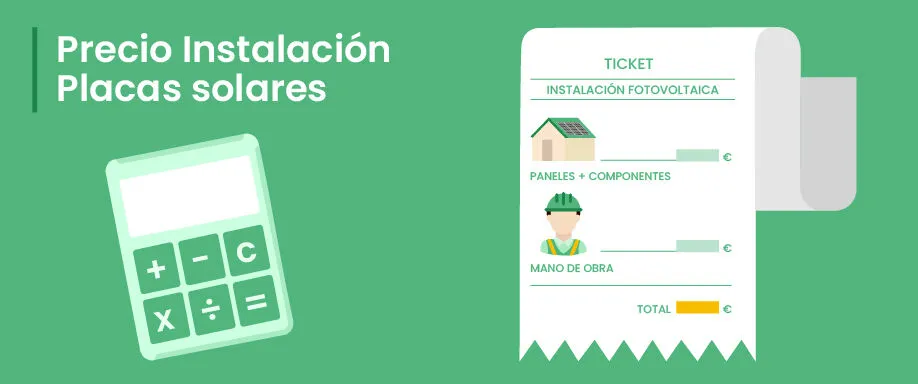 Instalación placas solares precio