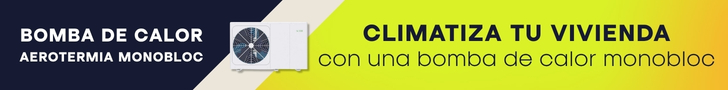 Bomba Bomba de calor aerotermia monobloc para climatizar tu vivienda