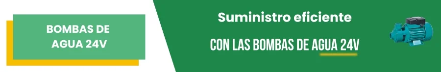 Suministro eficiente con las bombas de agua 24v