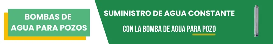 Suministro de agua constante con la bomba de agua para pozo