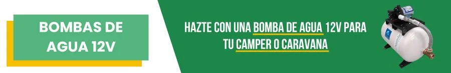 Bombas de agua de 12v para tu camper o caravana