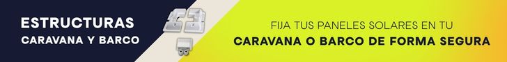 Estructuras caravana y barco para fijar tus paneles solares