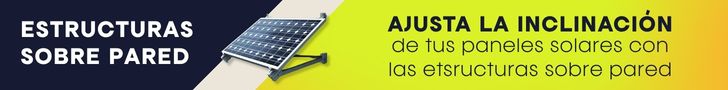 Estructuras sobre pared para ajustar la inclinación de tus paneles
