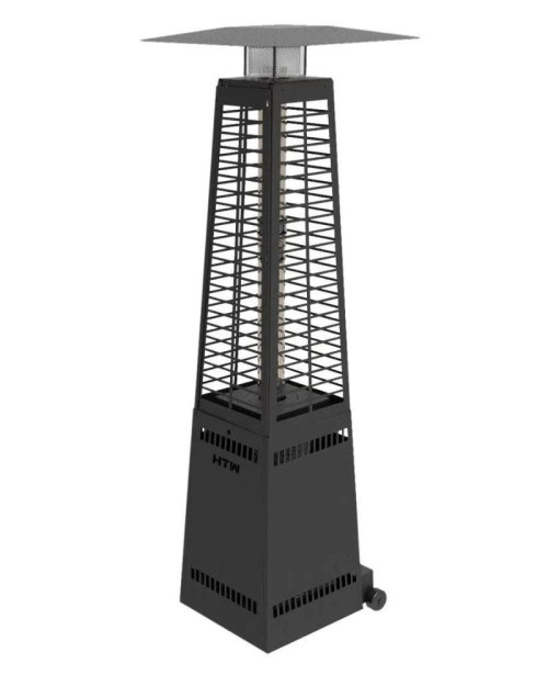 Estufa Exterior de Pellets 14kW Freya Negro