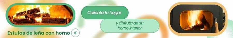 Estufas de leña con horno