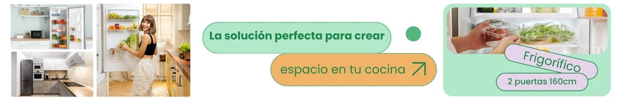 Frigoríficos 2 puertas 160cm: la solución perfecta para crear espacio en tu cocina