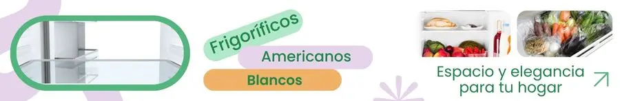 Frigoríficos Americanos Blancos: Espacio y elegancia para tu hogar