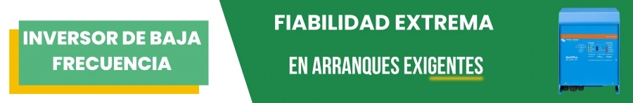 Inversor de Baja Frecuencia: Fiabilidad extrema en arranques exigentes