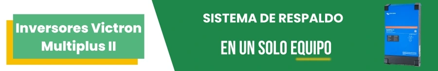 Inversores Victron Multiplus-II: Sistema de respaldo en un solo equipo