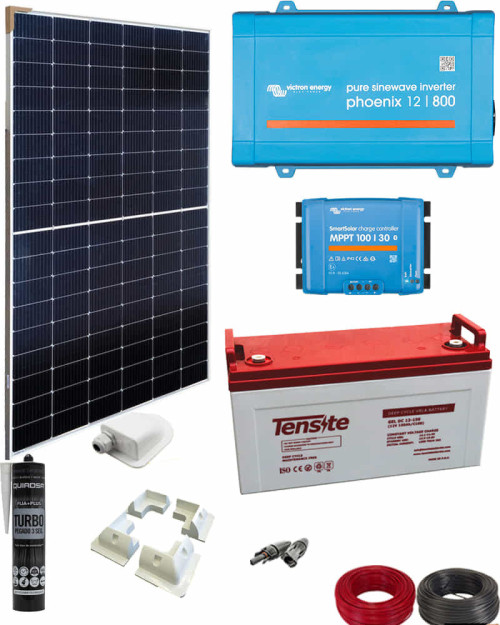 Kit solar caravana 2000W con baterías