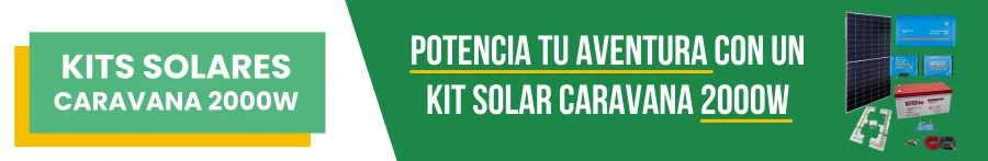Kit solar caravana 2000W, potencia tu aventura