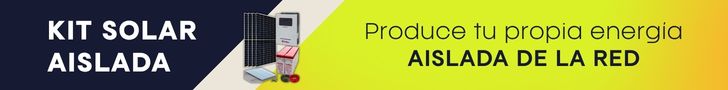 Produce tu propia energía con un kit solar aislada