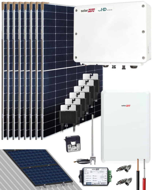 Kit Autoconsumo SolarEdge 3000W 16500Whdia | al Mejor Precio