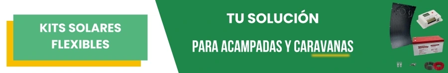Kits solares flexibles. Tu solución para caravanas y acampadas