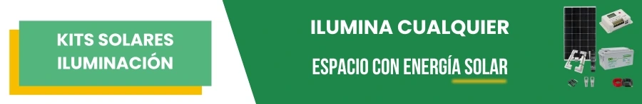Kits solares iluminación. Ilumina cualquier espacio con energía solar