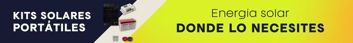 Kits solares portátiles. Energía solar donde lo necesites