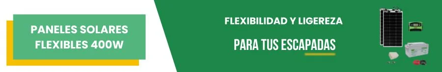 Paneles Solares Flexibles 400W: Flexibilidad y ligereza para tus escapadas
