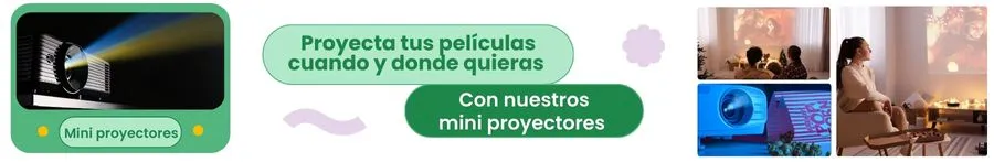 Mini-proyectores: proyecta tus películas cuando y donde quieras