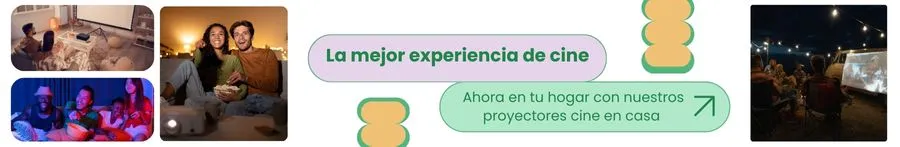 La mejor experiencia de cine, ahora en tu hogar con nuestros proyectores cine en casa