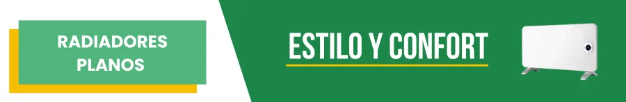 Radiadores planos para combinar estilo y confort