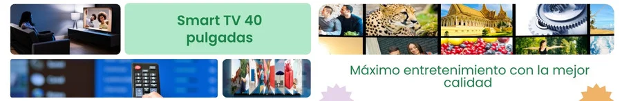 Smart TV 40 pulgadas: Máximo entretenimiento con la mejor calidad